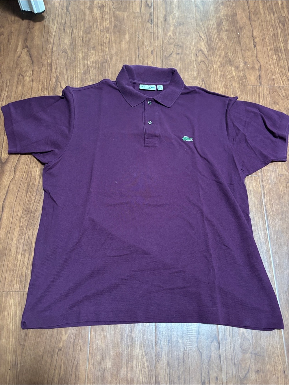 Lacoste Burgundy Polo Shirt